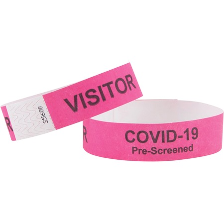 Advantus COVID Prescreened Visitor Wristbands AVT76099