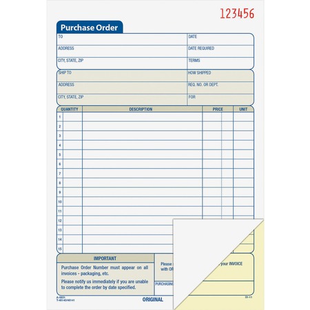 Adams Carbonless Purchase Order Book ABFDC5831
