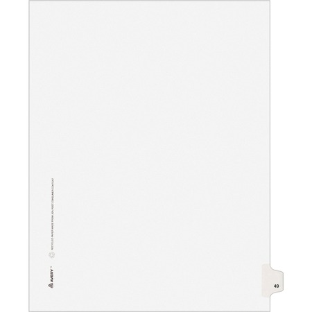 Wholesale Dividers & Tabs: Discounts on Avery Individual Legal Exhibit Dividers - Avery Style AVE01049