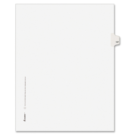 Avery Style Individual Legal Numbered Tab Dividers AVE01107-BULK