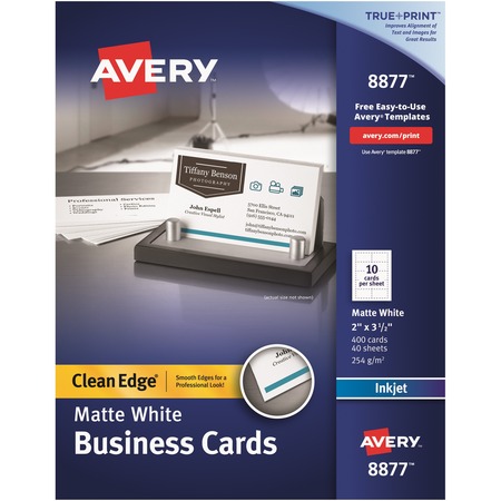 Avery&reg; Clean Edge Business Cards AVE8877