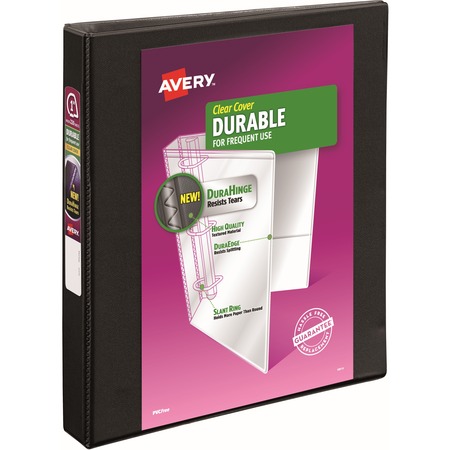 Avery® Durable View 3 Ring Binder 1 Slant Rings 1 Black Binder