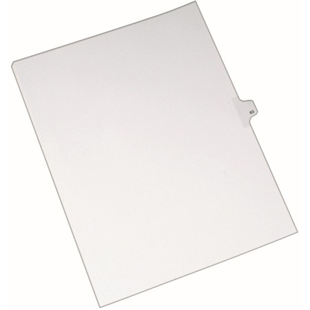 Avery&reg; Individual Legal Dividers Allstate(R) Style, Letter Size, Side Tab #63 (82261) AVE82261-BULK