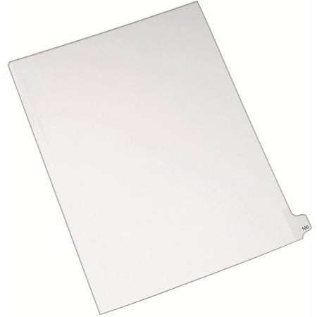 Avery&reg; Individual Legal Dividers Allstate(R) Style, Letter Size, Side Tab #100 (82298) AVE82298-BULK