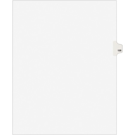 Avery&reg; Individual Legal Dividers Style, Letter Size, Side Tab #135 (82351) AVE82351-BULK