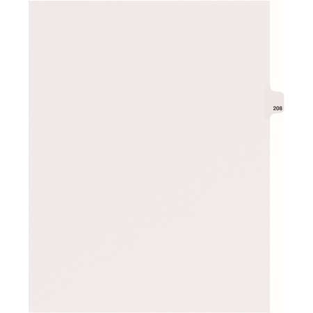 Avery&reg; Individual Legal Dividers Style, Letter Size, Side Tab #208 (82424) AVE82424-BULK