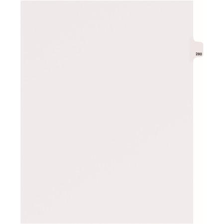 Avery&reg; Individual Legal Dividers Style, Letter Size, Side Tab #280 (82496) AVE82496-BULK