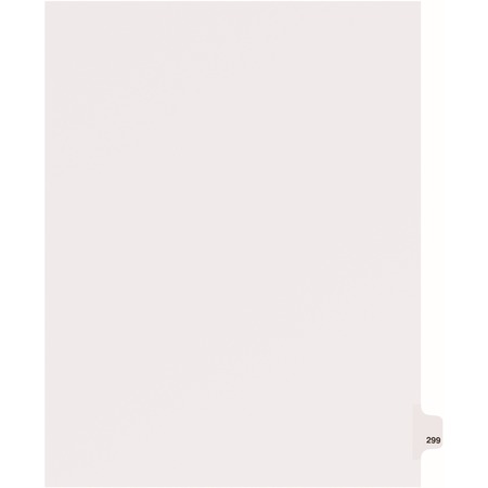 Avery&reg; Individual Legal Dividers Style, Letter Size, Side Tab #299 (82515) AVE82515-BULK