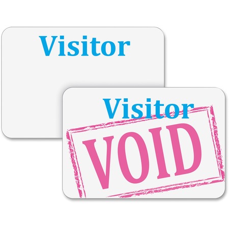 Wholesale Name Badge Labels: Discounts on C-Line Time's Up! Self-Expiring Visitor Security Badge CLI97005