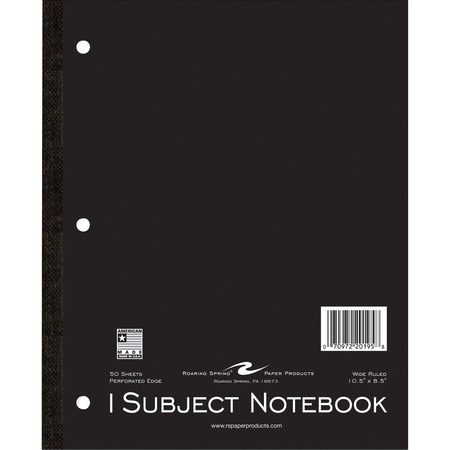 Wholesale Subject Notebooks: Discounts on Roaring Spring 1-Subject Tapebound Notebooks ROA20195