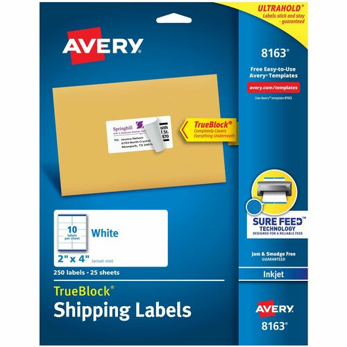 4 x 3 24 Pack 74468 Avery Pin Style Name Badge Kit for Laser and Inkjet Printers Clear