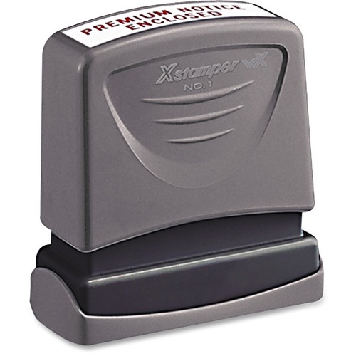 Shachihata Inc Message Stamp,Pre-Inked,1/2"x1-5/8",1-4 Lines,22 Char