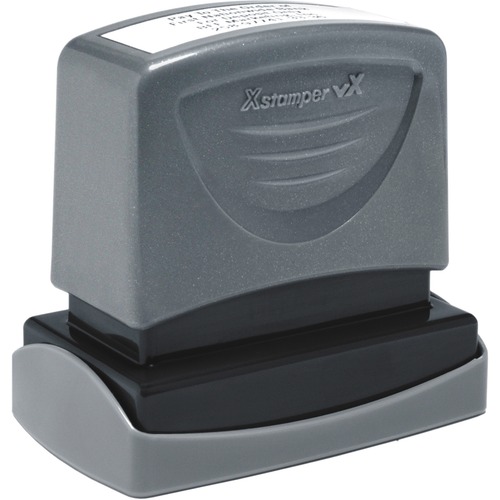 Shachihata Inc Message Stamp,Pre-Inked,1"x2",1-7 Lines,26 Characters