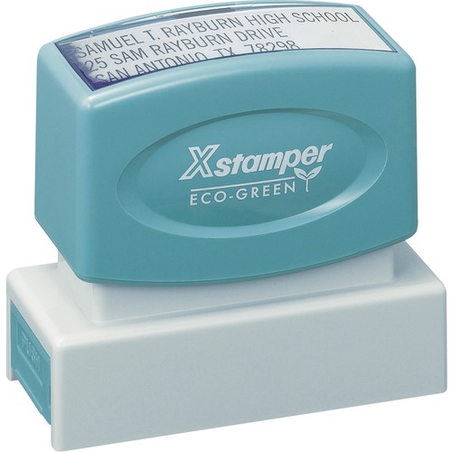 Shachihata Inc Business Address Stamp, 1-5 Line,32 Max/ Line,5/8"x2-7/16"