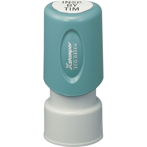Shachihata Inc Large Inspection Stamp, 1-3 Lines, 6 Max/Line, 5/8" Diameter