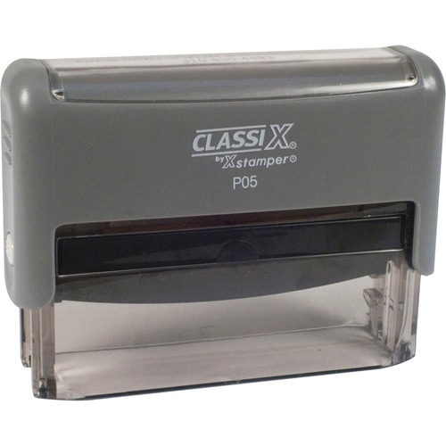 Shachihata Inc Self-Inking Message Stamp,38Char./Line,1-2 Lines,3/8"x2-3/4"