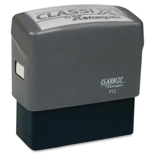 Shachihata Inc Self-Inking Message Stamp,34Char./Line,1-6 Lines,1"x2-1/2"