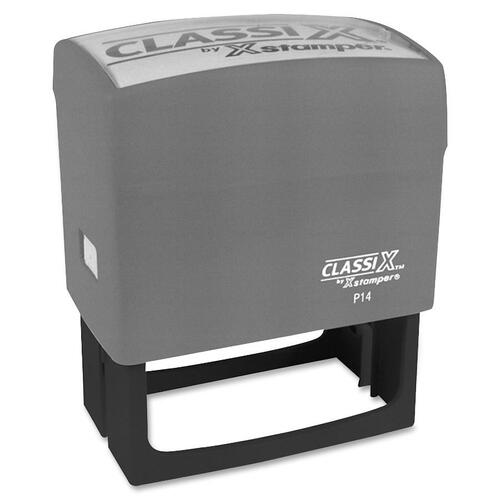 Shachihata Inc Self-Inking Message Stamp,40Char./Line,1-10 Lines,1-1/2"x3"