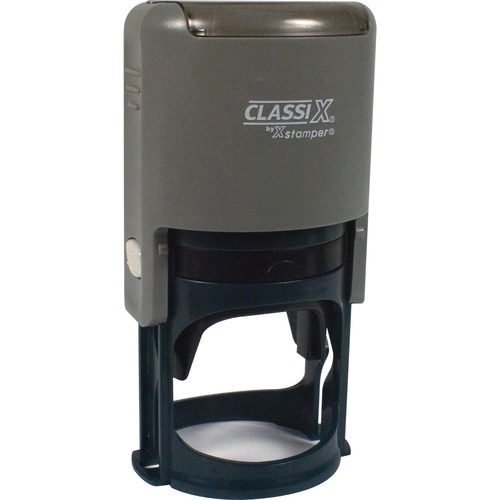 Shachihata Inc Self-Inking Message Stamp,Char 20,1-7Lines,1-9/16"Diameter