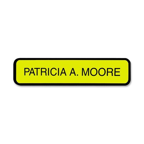 Shachihata Inc Designer Sign, 2"x10", Black Frame
