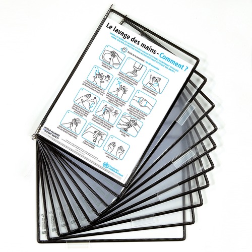 Tarifold, Inc. Replacement Pivoting Pockets, Antimicrobial