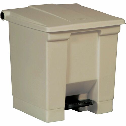 Rubbermaid Marshal Classic Container Round Polyethylene 25 Gal Brown
