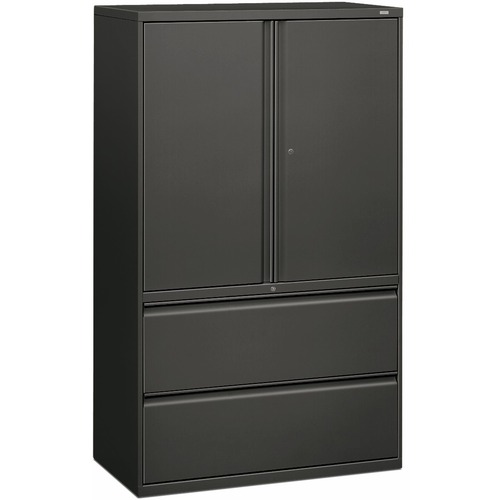 HON 800 Series Wide Lateral File with Storage Cabinet HON895LSS