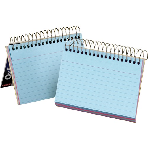 Oxford Colored Blank Index Cards - 100 Sheets - Plain - 4 x 6