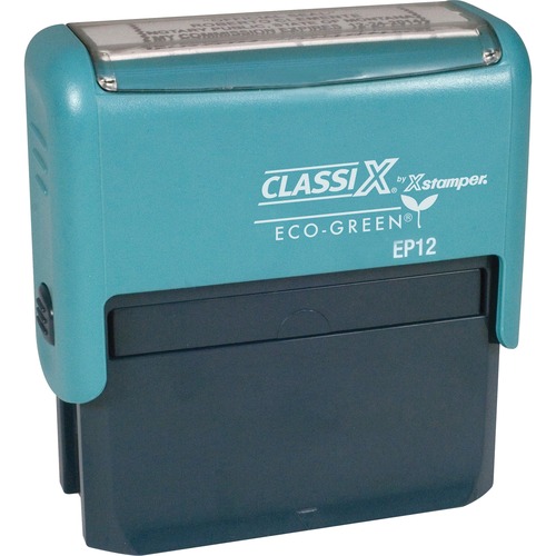 Shachihata Inc Self-Inking Message Stamp,1-5 Lines,5/8"x2-5/16",31 Char,BK