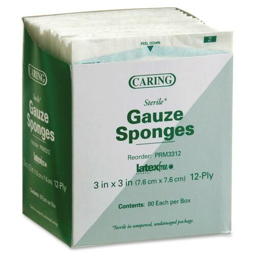 Medline Sterile Gauze Sponges MIIPRM3312