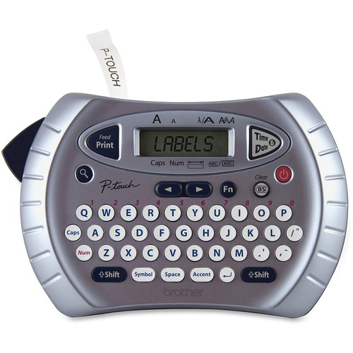 Brother Personal Handheld Labeler, 2 Print LInes,1 Font, BEGY