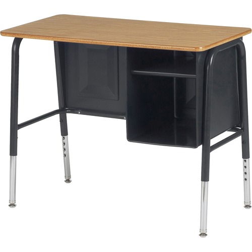 Virco Desk,w/Modesty Panel/Book Comp,Laminate,20"x34"x30",CBK/MOK