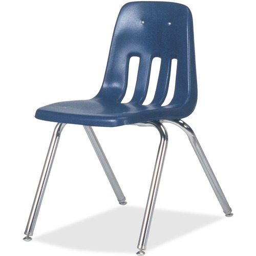 Virco Stack Chair,Classroom,Seat 18"H,30-5/8"x21-1/2",4/CT,BE