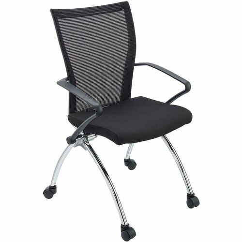 Safco Chair,w/Arms/Hi-Back,23-1/2"x24-1/4"x37-1/2",2/CT,BK/SR