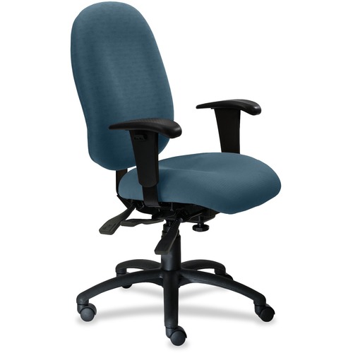 9to5 Seating Chair,w/Arms,HighBack,Polyester,26-1/2"x26"x49-1/2",PCK