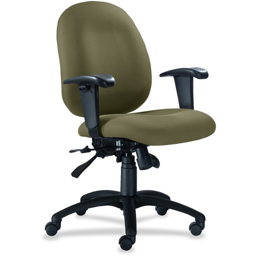 9to5 Seating Chair,w/Arms,MidBack,Polyester,26-1/2"x26"x43-1/2",Fern