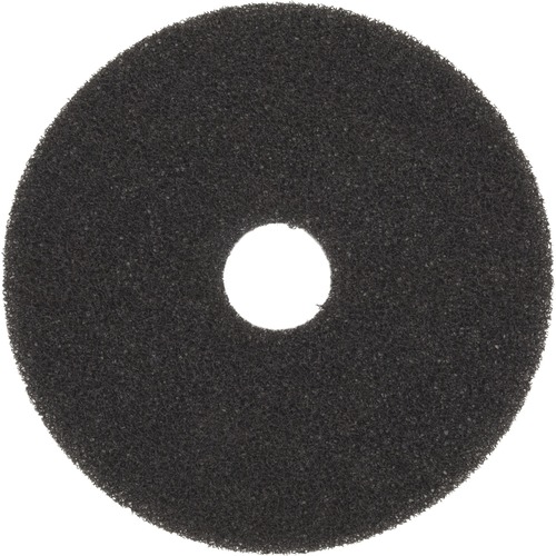 3M Stripping Pad, Nylon, Low Speed, 20", 5/CT, Black