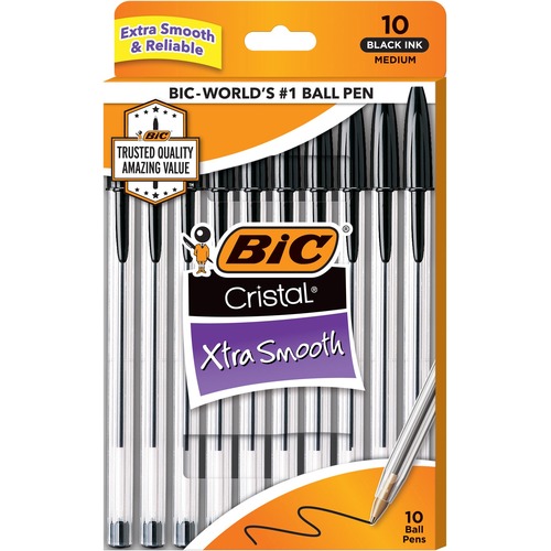 BIC Soft Feel Retractable Ballpoint Pen Value Pack - BICSCSM361BE 