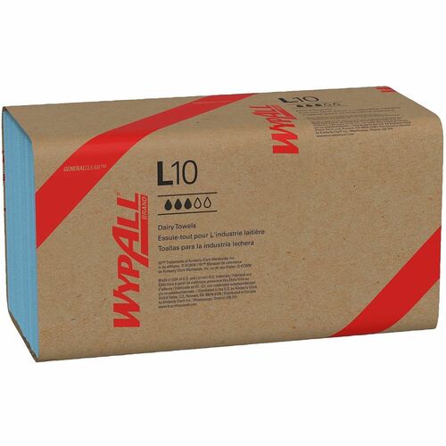 Kimberly-Clark Professional Wipers, L10, Auto, 2-Ply, 140/PK, 16PK/CT, BE