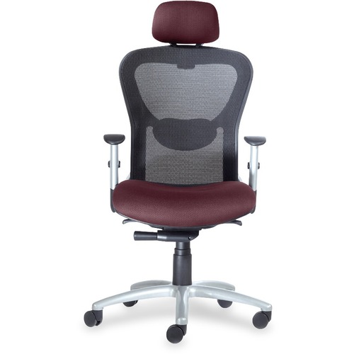 9to5 Seating Chair,Synchro,MeshBack/FabricSeat,26-1/2"x26-1/2"x51",Plum