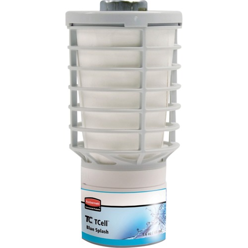 Rubbermaid Commercial Products Air Freshener Refill, f/TCell Dispenser, Blue Splash