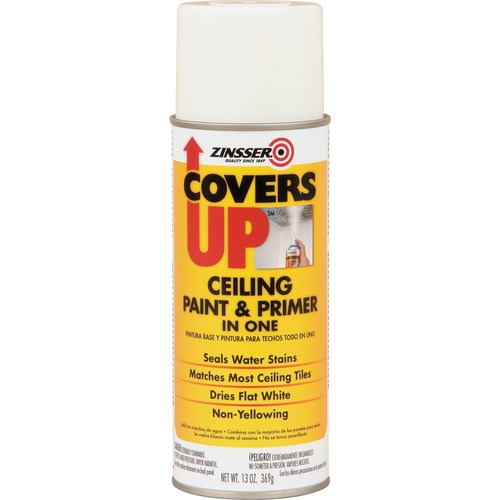 Rust-Oleum Ceiling Paint/Primer, Vertical Spray, 13 oz, WE