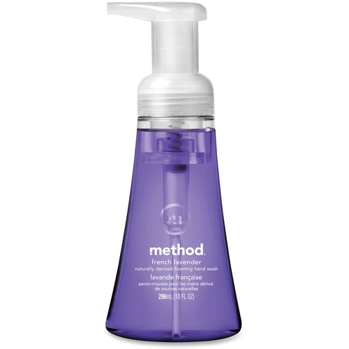 Method Products Handwash, Foaming, French Lavender, 10oz Pump, Purple