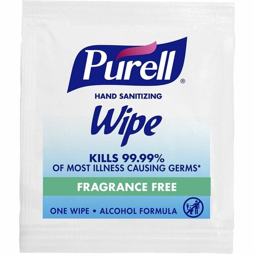Gojo Sanitizing Hand Wipes, 1000/CT, White
