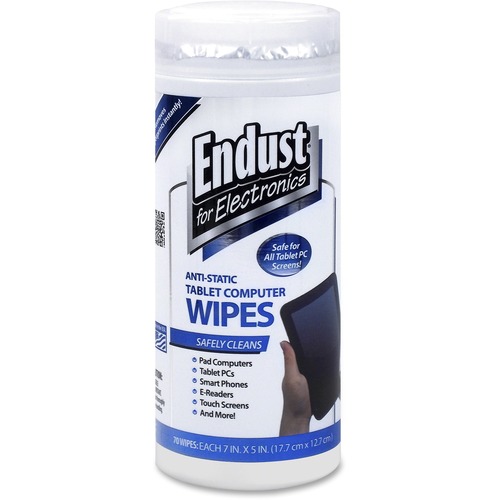 Endust Anti-Static Tablet Wipes 70ct. END12596
