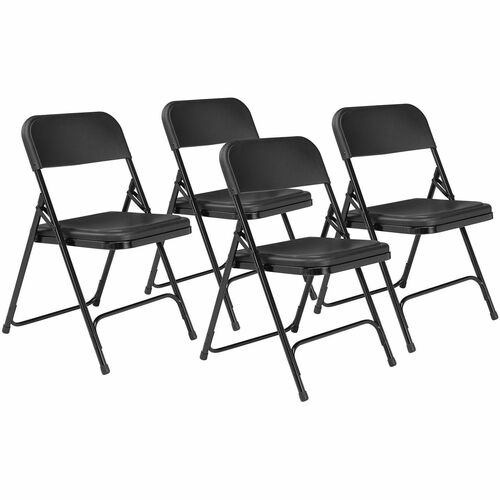 Chair, Fold, Plastic, Black 4/CT view 2