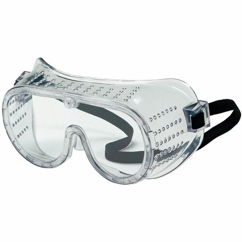 MCR Safety Economy Goggle, Wide, Perforated Frame, PVC Body, CL
