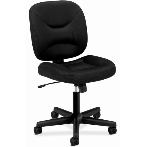 HON Task Chair, Low-Back, 24-1/2"x33-1/2"x38-1/4", Black