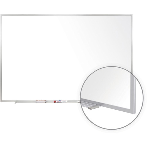 Ghent Markerboard, 3'x4', 4Mrkr/1Ers, Porcelain/Steel
