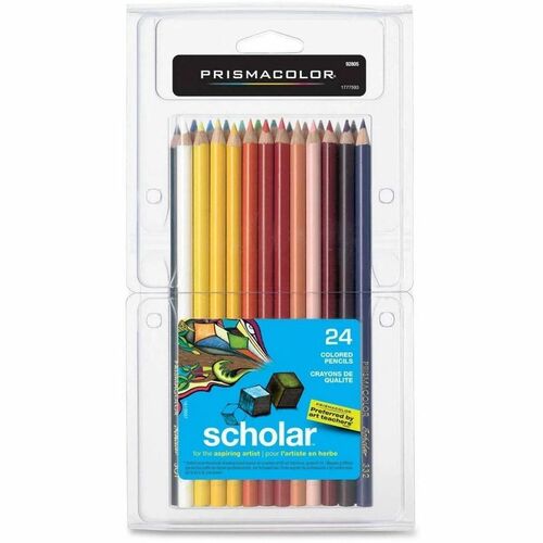 Newell Brands Scholar Pencils, Nontoxic, 24/PK, Assorted